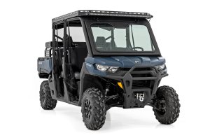 Can-Am Defender MAX HD10 LED Light Bar Kit - Roof - Rough Country - 50-inch Spectrum Series Single Row